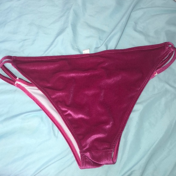 Pink Velvet bikini bottom - Picture 3 of 4